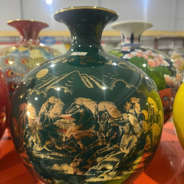 Bình Hút Lộc Mã Đáo Thành Công Xanh