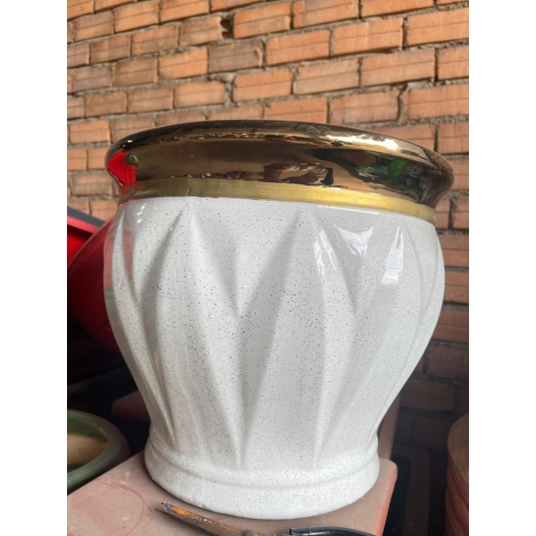 CHẬU SỨ TRỒNG CÂY VIỀN VÀNG