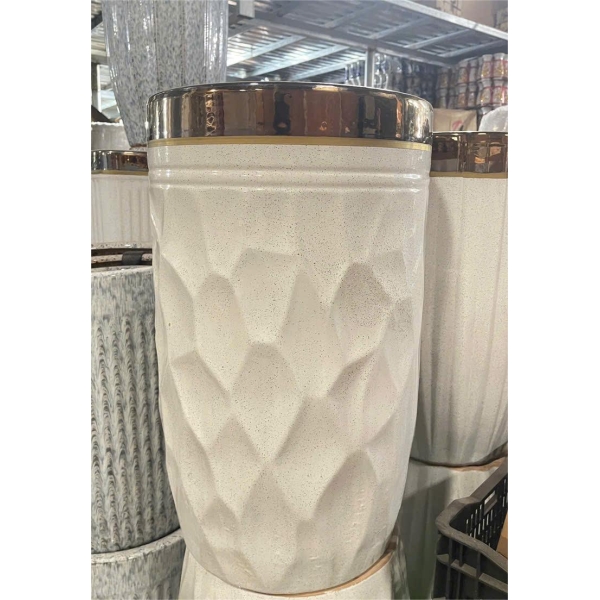 CHẬU SỨ TRỒNG CÂY HOA VĂN KIM CƯƠNG