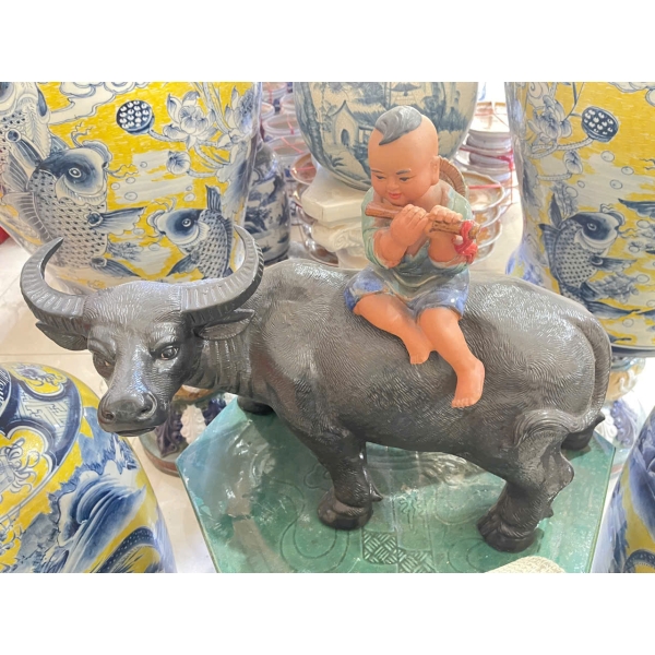 TIỂU CẢNH CẬU BÉ CƯỠI TRÂU