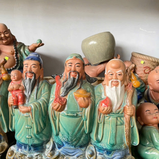 TIỂU CẢNH GỐM SỨ PHÚC-LỘC-THỌ